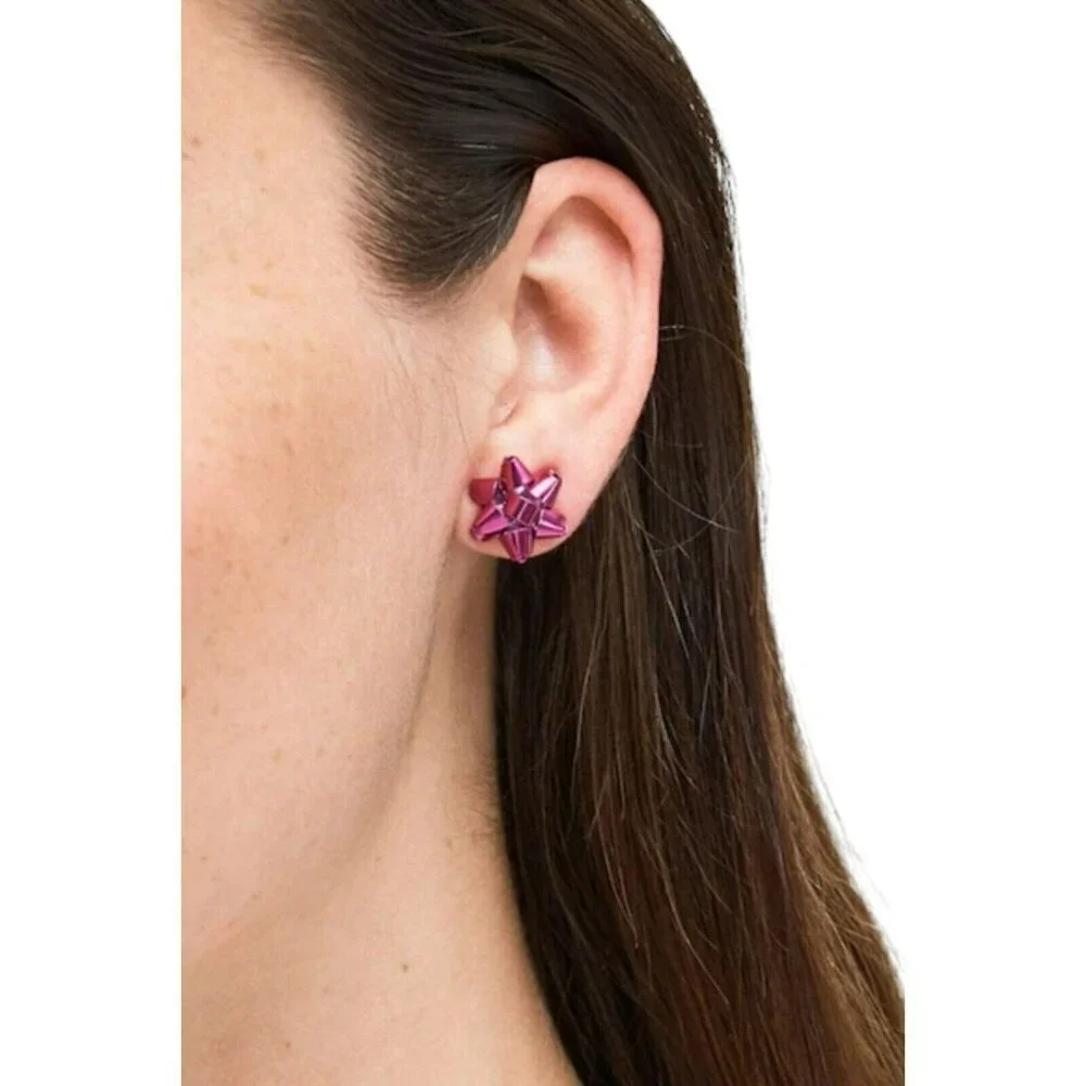 Kate Spade New York Bourgeois Bow Stud Earrings in Pink